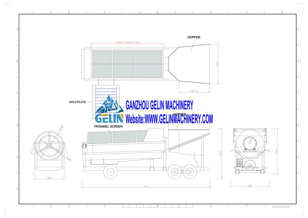 Clay Alluvial Gold Diamond Mining Washing Machine Double Layers Vibrating Rotary Scrubber Trommel Screen 5% off